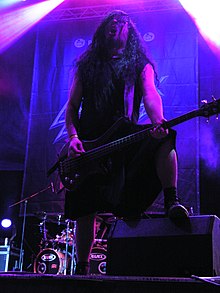Sami Uusitalo during Finntroll concert on Masters of Rock 2007 festival.