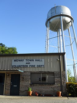 Skyline of Midway, Alabama