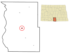 Location of Linton, North Dakota