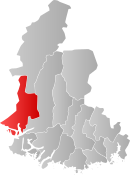 Flekkefjord within Vest-Agder