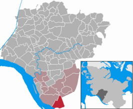 Kaart van Neuendorf b. Elmshorn
