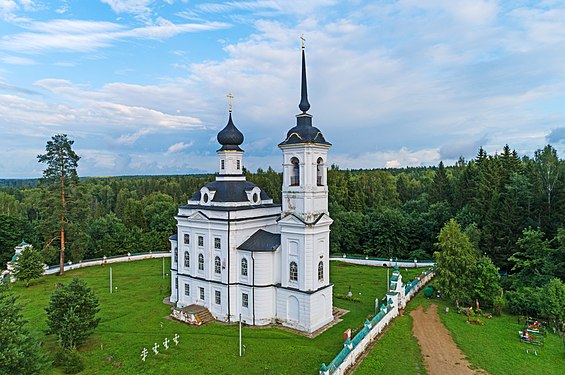 62. Никольская церковь в Никола-Бережках, Островский район Автор — Ludvig14