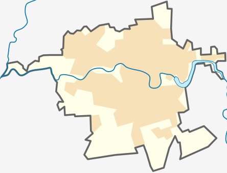 Location map Panevėžio miestas