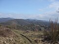 Panorama dalla rocca verso Ranchetto e il poggio Fontanina