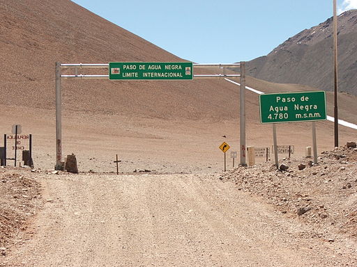 Paso de Agua Negra, San Juan