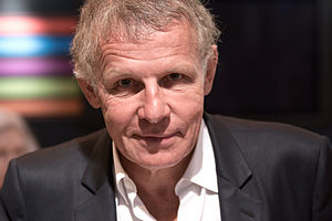 Patrick Poivre d'Arvor au Salon du livre de Paris en mars 2010.