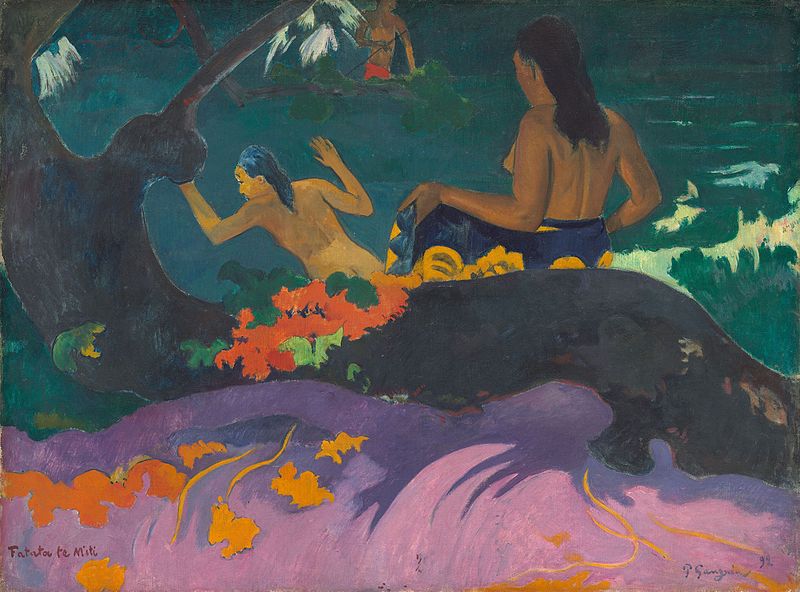 Paul Gauguin: Fatata te Miti, Tahití, 1892 