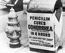 Penicillin was viewed as a miracle drug that brought enormous profits and public expectations. Penicillin cures gonorrhea.jpg