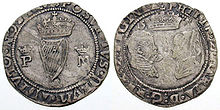 An Irish groat depicting Philip and Mary Philip & Mary Irish groat 602446.jpg