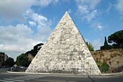 De Piramide van Cestius, Rome