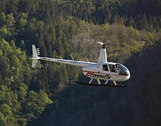 Et Robinson R44-helikopter fra Fonnafly