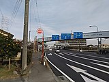 新宿町北交差点付近