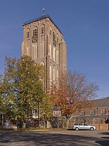 Sambeek, de toren van de Sint Jan de Doperkerk