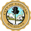 Sigiliul autorităților din Saginaw, Michigan