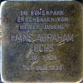 Stolperstein für Hans Abraham Ochs (Römerpark)