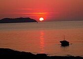Sunset ring sebrang Sant Antoni Bay