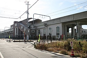 站舍與站前（2009年12月）