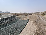 The Al Daoudi dam in the Wadi Fara