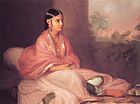 Thomas Hickey - Indian Lady : Indian bibi Jemdanee 1787.