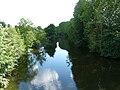 Blick von der Brücke (flussaufwärts)