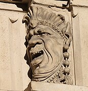 Hôtel d'Assézat: head of Amerindian.