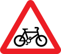 Cyclists (left)