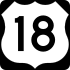 18號美國國道 marker