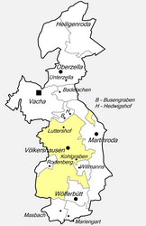 Völkershausen – Mappa