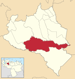 Locatie van de gemeente in Portuguesa