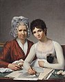 Portrait of Marie-Adrienne Rousseau and Rose-Marie Charlotte (early 1800s)