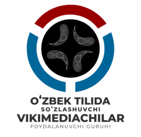 User group logo in Uzbek created by Jamshid Nurkulov