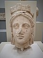 Kopf der weibliche Figur, 4. Jh. v. Chr., Archäol. Museum Larnaka