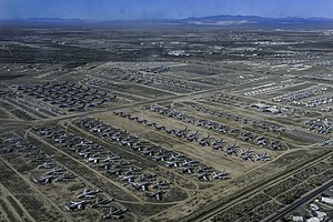 Aerial view of Davis-Monthan AFB AMARG in March 2015.JPG