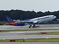 Aircalin Airbus A330-200 berlepas dari Lapangan Terbang Antarabangsa Narita Tujuan Nouméa (April 2018)