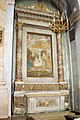 Altare di san Giuseppe con affresco di fine 500