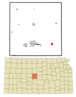 Location of Ellinwood, Kansas