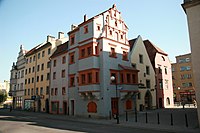 Erhaltene Renaissance-Bürgerhäuser im inneren Ringblock