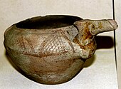 A painted vessel discovered from the settlement of II Kultepe, Azerbaijan History Museum