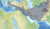 Spread of Buddhism to the West during the reign of Maurya Empire Buddhism Growth in Hellenic World.png