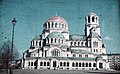 Die Alexander-Newski-Kathedrale in Sofia 1942