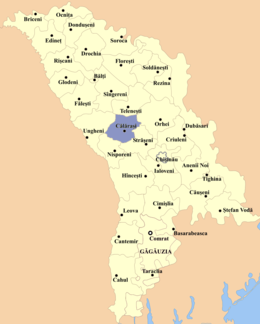 Distret de Călărași - Localizazion