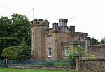 Castle Lodge and attached railings