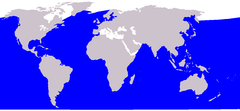 Distribuição da baleia-sei