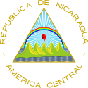 Coat of arms of Nicaragua.