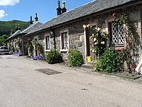 Colourful cottages at Luss