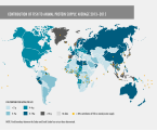 Contribution of fish to animal protein supply, average 2013-2015