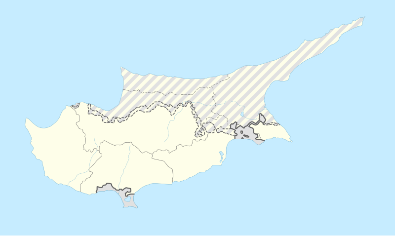 Ειδικό μικτό πρωτάθλημα Β΄ - Γ΄ κατηγορίας 1974-75 is located in Κύπρος