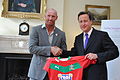 Gareth Thomas and David Cameron