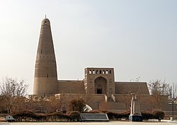 E Min minaret, Turfan
