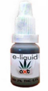 An e-liquid containing a mixture of cannabinoid concentrates.